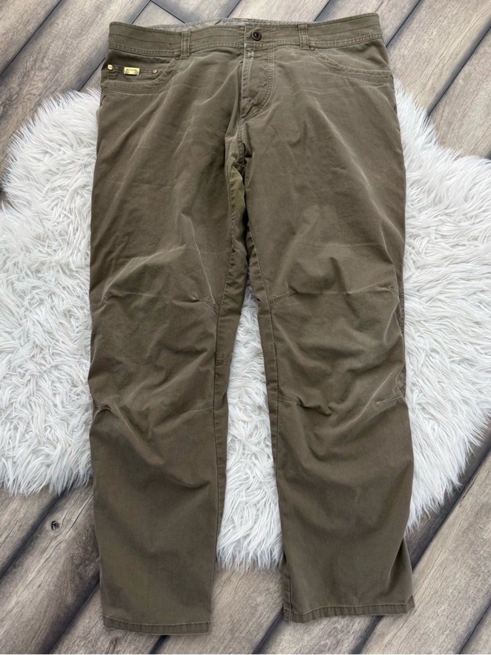 Kuhl Men's 38x32 Olive Brown Chinos